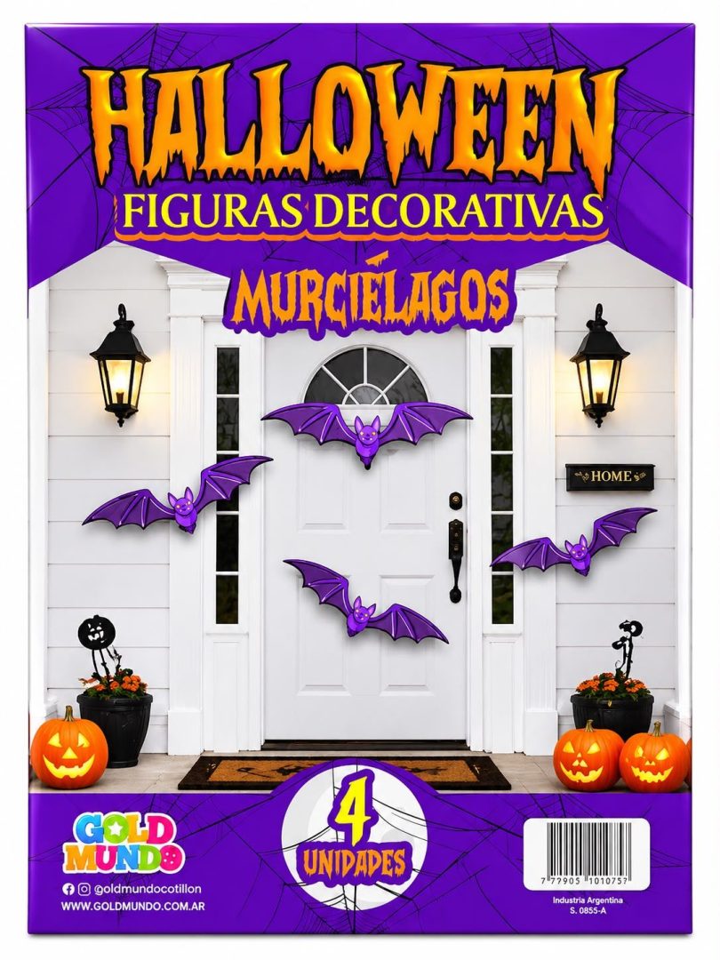 Figuras Decorativas Murcielago X4 unidades
