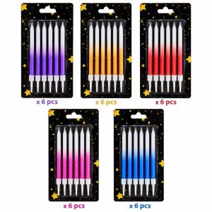 Velas Degrade TRIES X6